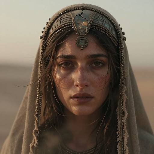 Desert Princess Close-Up at Dawn