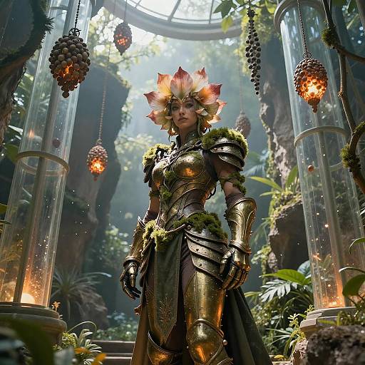 Mistral-Bloom Cliff Warden in Radiant Canyon