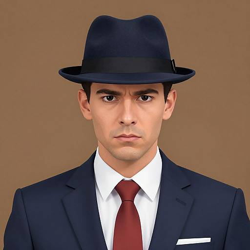 Stylized Game Portrait of Man