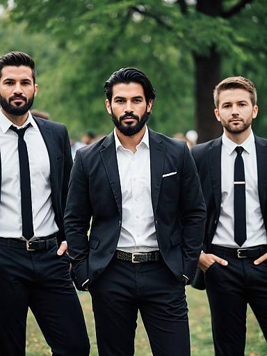 Corporate Portraits: Bearded Men in Suits