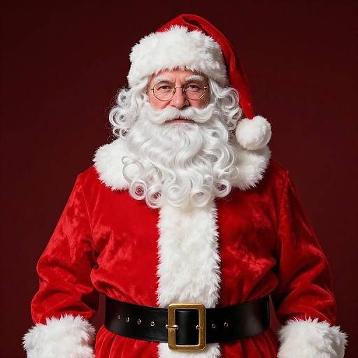 Classic Male Santa Claus Portrait