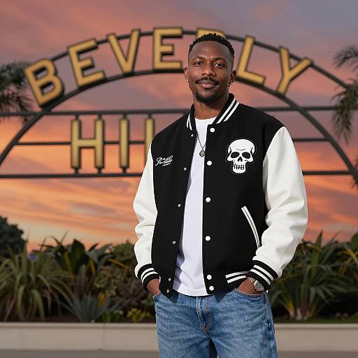 Beaming in Beverly Hills at Sunset