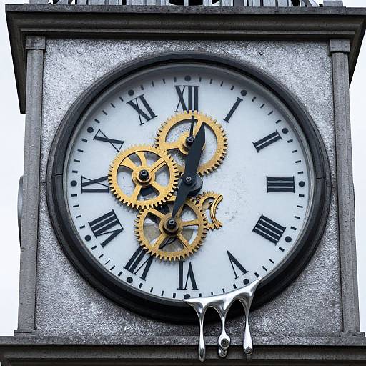 Liquid Mercury Dancing Clock Tower