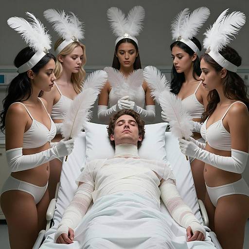 Dramatic Scene in Hospital Setting