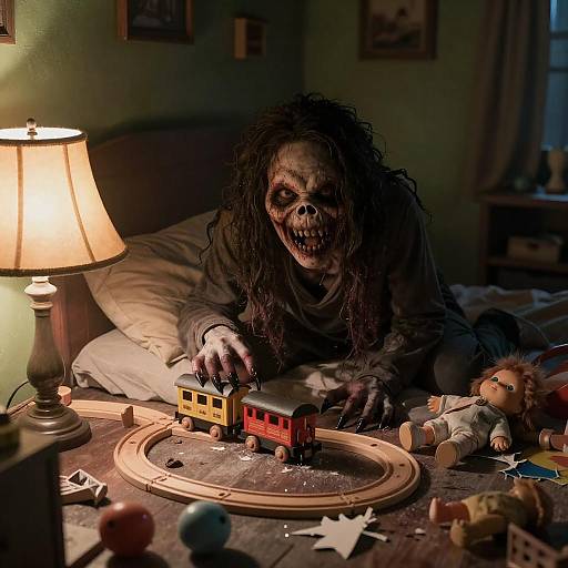 Horrifying Monster Lurking in Toyroom