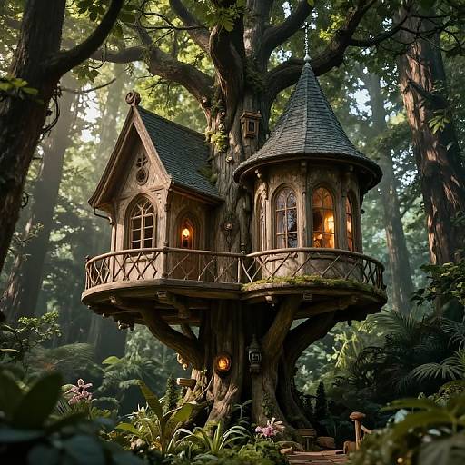 Luxurious Medieval Treehouse Manor