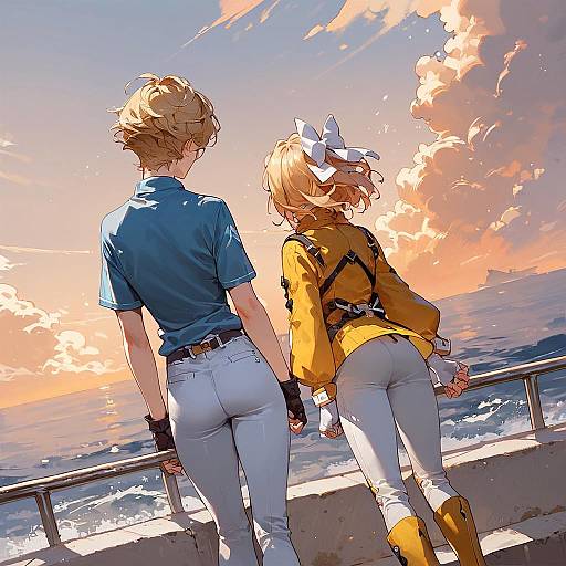 Iris Chateaubriand: Sunset, Sad and Alone