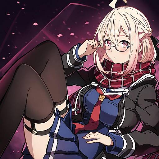 Illustration of Mysterious heroine x alter (first ascension) (fate), fate (series) in the style of Ido (teketeke)