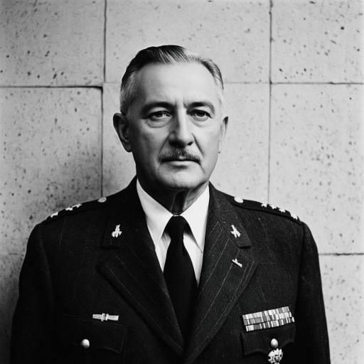 Portrait of Military Officer in Formal Uniform