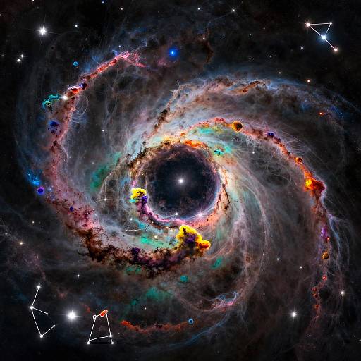 Ultra-High Definition Cosmic Nebulae Scene