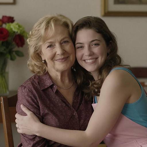 Heartwarming Hug Between Two Women