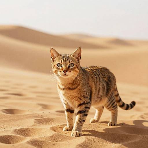 Stealthy Desert Sand Cat Rogue