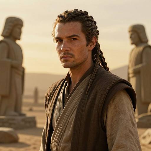 Cinematic Padawan Portrait at Golden Hour