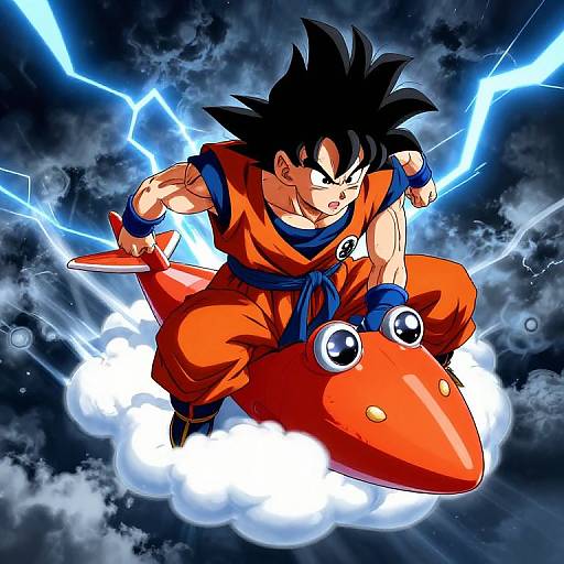Goku Racing Stormy Skies