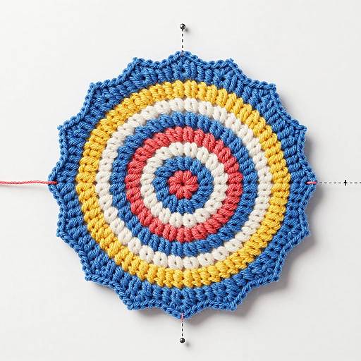 AI Generated Crochet Pattern in Progress