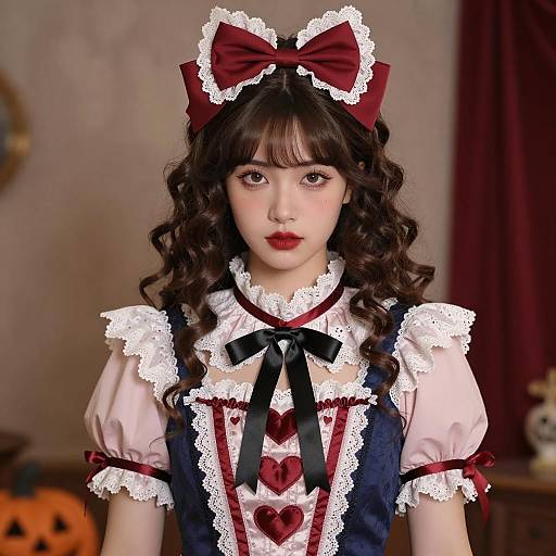 Gothic Lolita Queen of Hearts Portrait