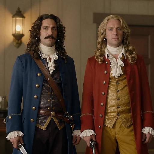 Elegant 18th-Century Pirate Portrait