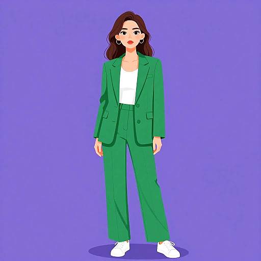 Modern Business Casual Woman Portrait