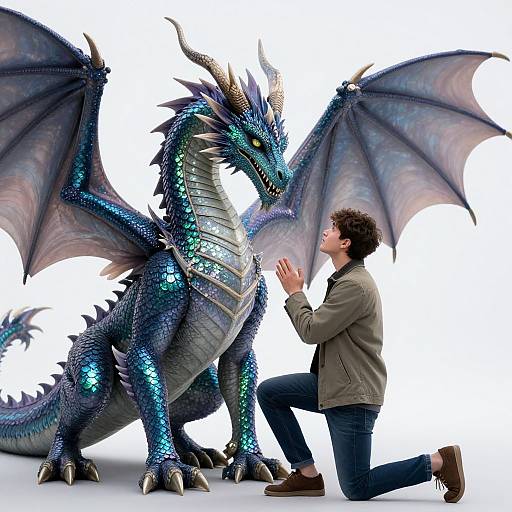 Man Proposes to Majestic Dragon