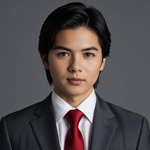 Formal Suit Portrait of a Young Man
