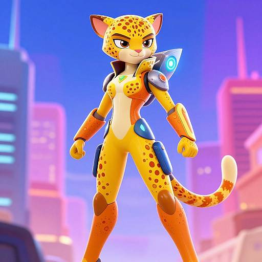 Stylized Cheetara Sci-Fi Heroine Costume