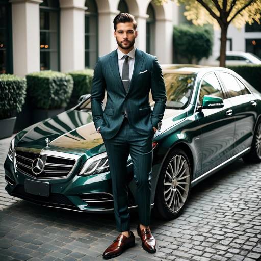 Confident Elegance in Urban Luxury