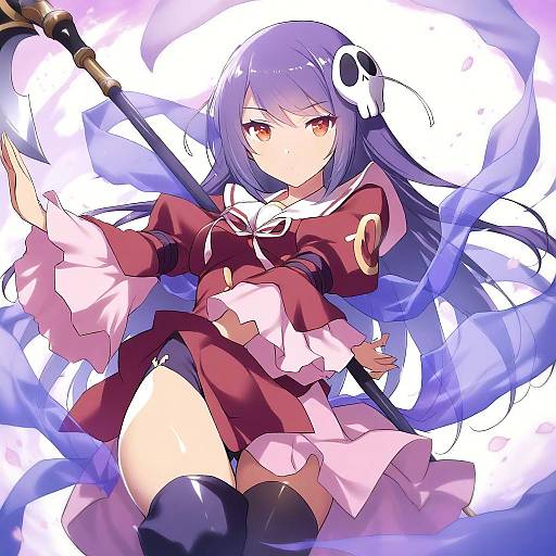 Illustration of Haqua d'rot herminium, kami nomi zo shiru sekai in the style of 47agdragon