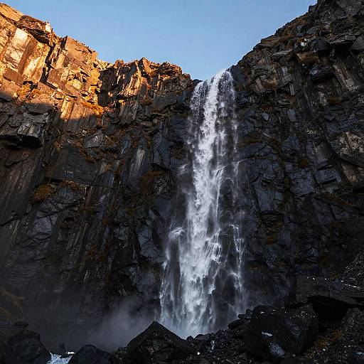 Dramatic Mountain Landscape at Golden Hour