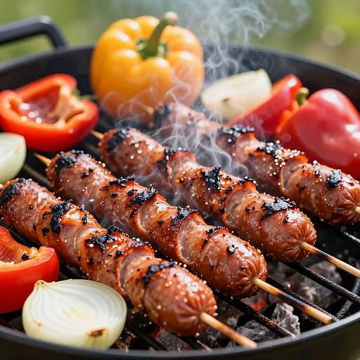 Grilled Chorizo Skewers Picnic