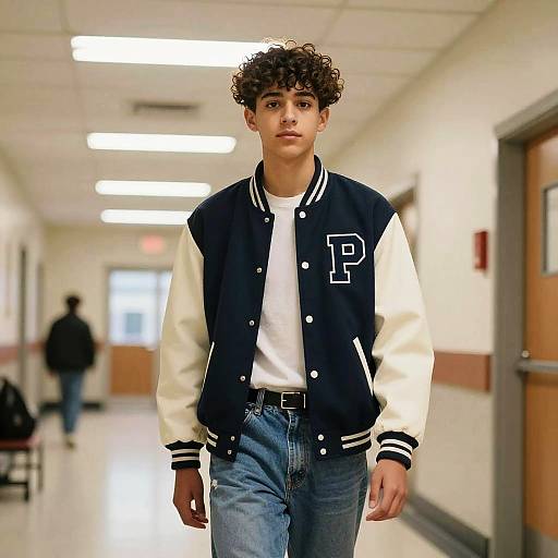 Permed Curls Teen Fashion Editorial