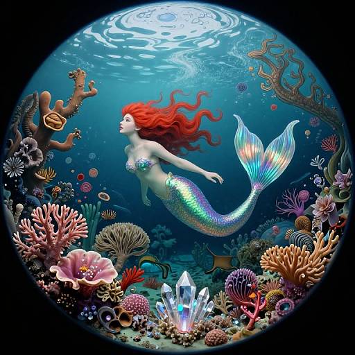 Enchanted Mermaid Underwater Fantasy