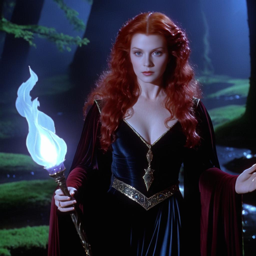 1982 Fantasy Film: Enchanting Sorceress Imagery