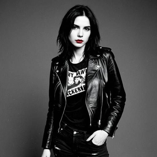PJ Harvey Inspired Rock Style Portrait
