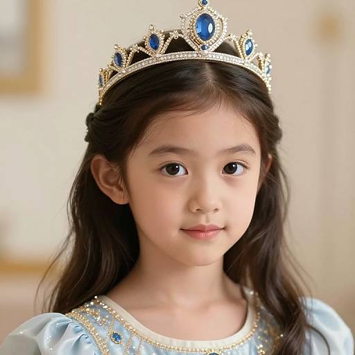 Young Girl as King Neptune