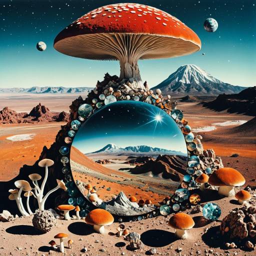 Surreal Psychedelic Landscapes and Collages
