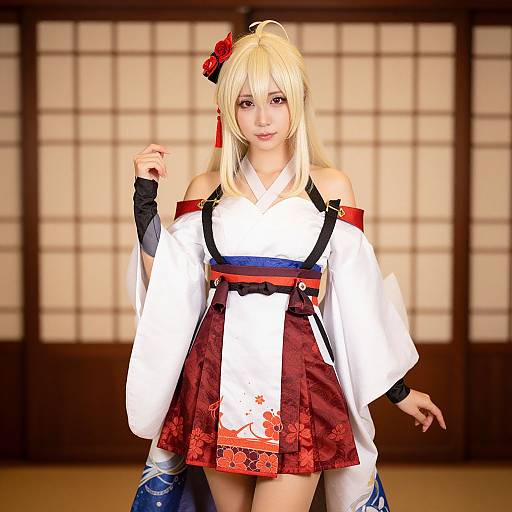Asian Woman in Toga Himiko Uniform
