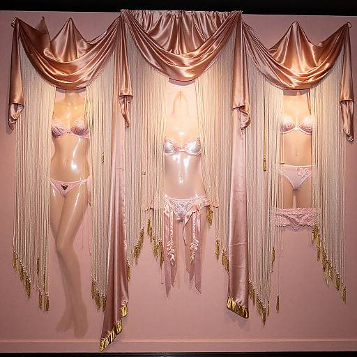 Dreamy Victoria's Secret Lingerie Wall