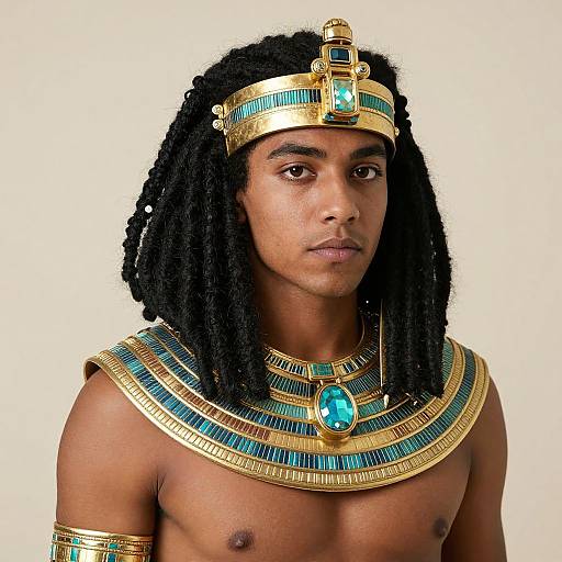 Realistic Egyptian Party Costume Portrait