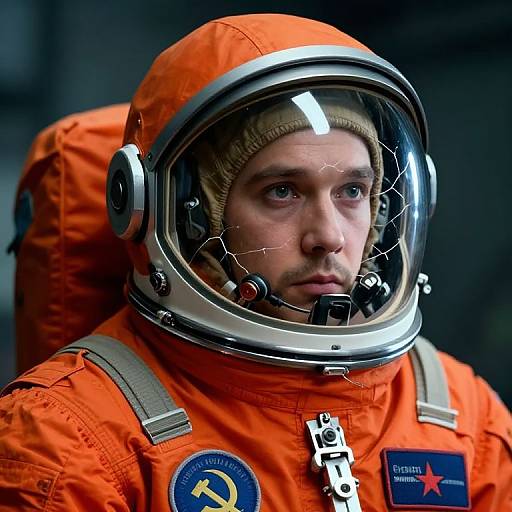 Detailed Soviet Space Suit Close-Up
