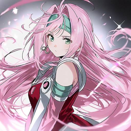 Illustration of Mylene jenius, macross in the style of Aogisa