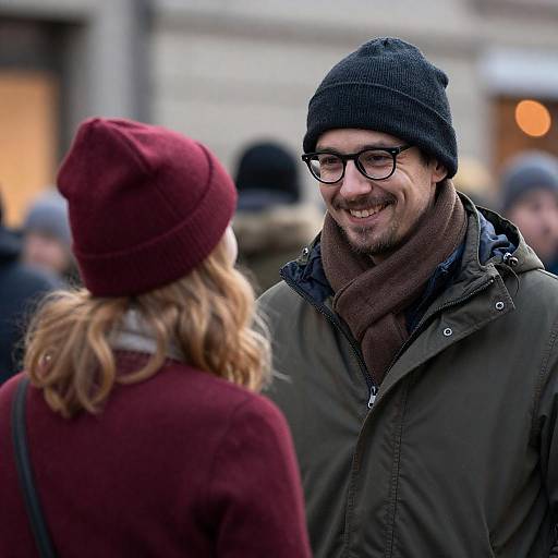 Charming Winter Portrait of a Couple
