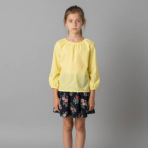 Serene Fashion Photography of a Young Girl