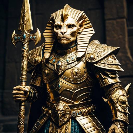 Dungeons & Dragons Sphinx Warrior Illustration