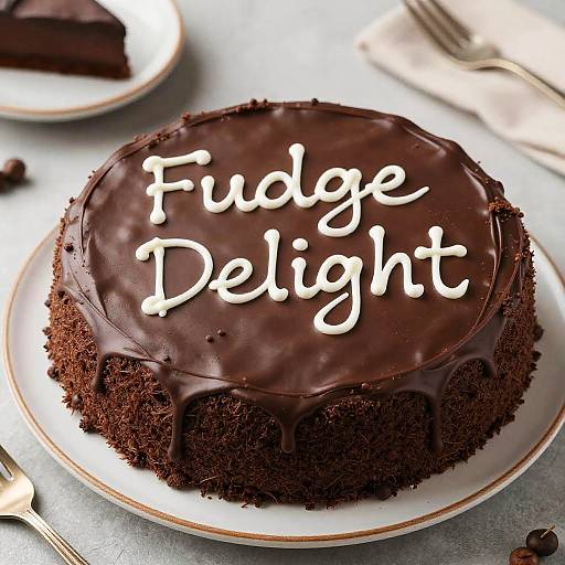 Gourmet Chocolate Fudge Cake Photo