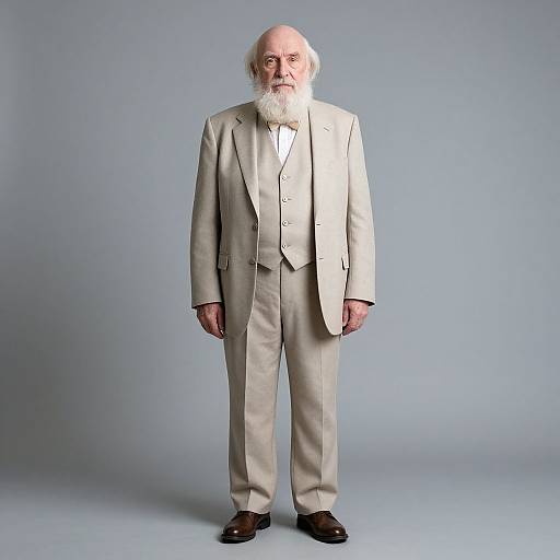 Costumed Elderly Man Portrait