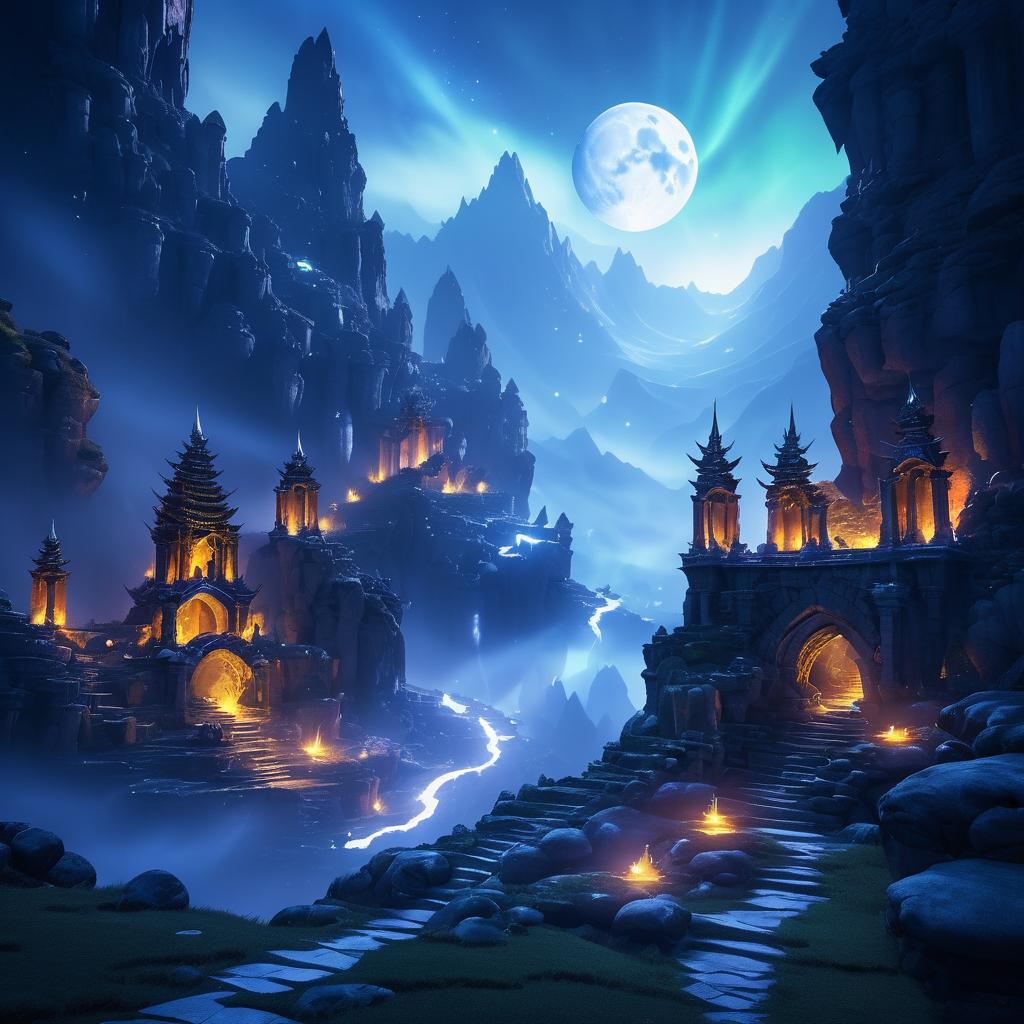 Enchanting Dragon Nest in Misty Valley