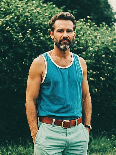 Summer Casual Men's Editorial Portrait