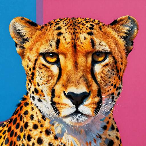 Andy Warhol Cheetah Pop Art