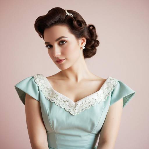 Elegant 1950s Tuta Cosplay with Pastel Dress