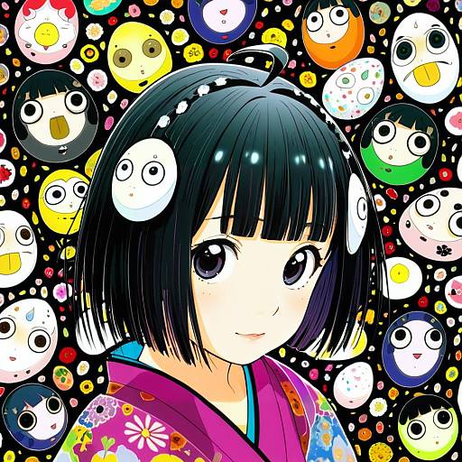 Illustration of Araragi tsukihi, monogatari (series) in the style of Pomu (joynet)